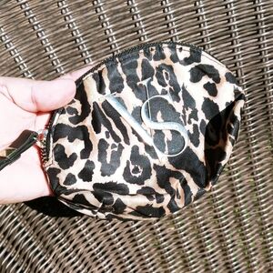 Victoria Secret leopard print toiletry/cosmetic bag